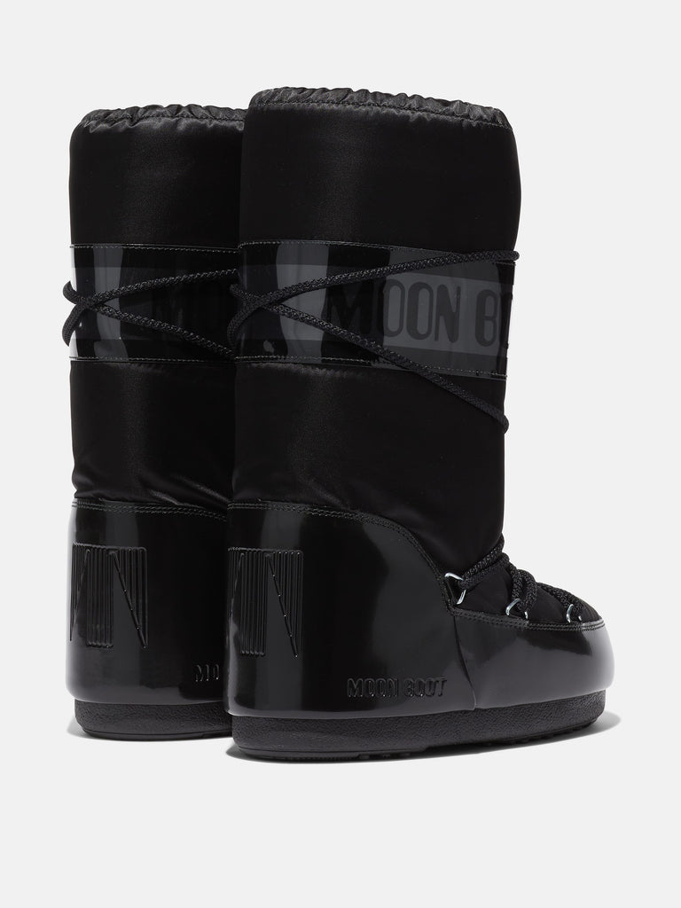 From the brand MoonBoot Women's Icon Glance Boot in Black - abigail fashion