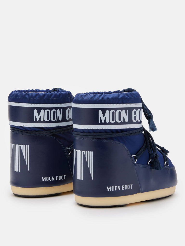 From the brand MoonBoot Women's Icon Low Nylon Boot in Blue - abigail fashion