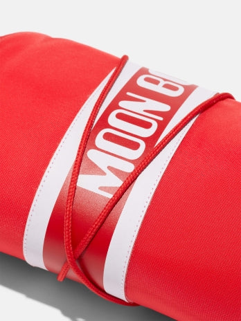 From the brand MoonBoot Women's Icon Nylon Boot in Red - abigail fashion