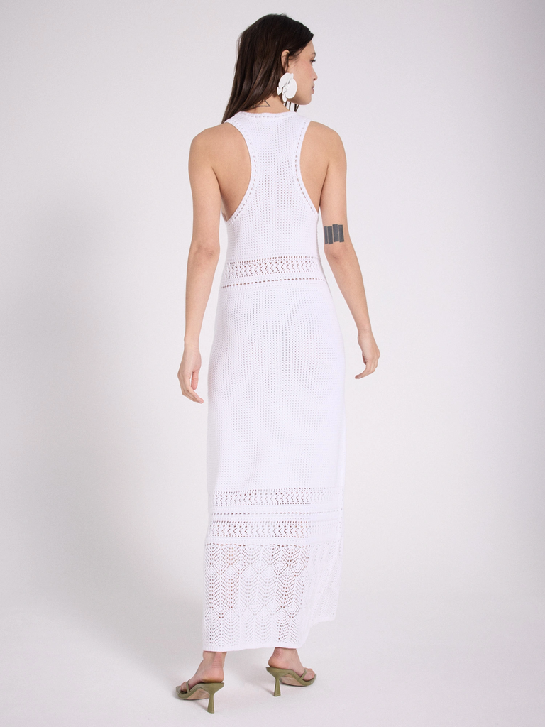 Notshy Laran Cotton Dress Blanc-Pur abigail fashion