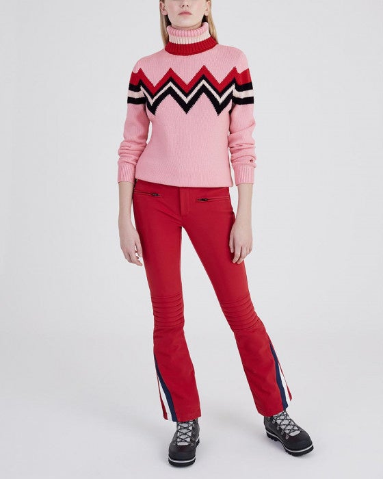 Perfect Moment Chevron Flare Race Pant II Red Bach&Co