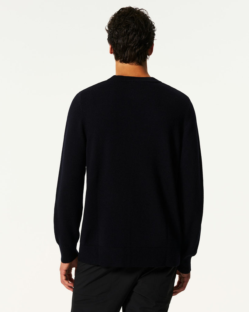 From the brand Perfect Moment Men's Ski Sweater in Dark Charcoal Blue - abigail fashion