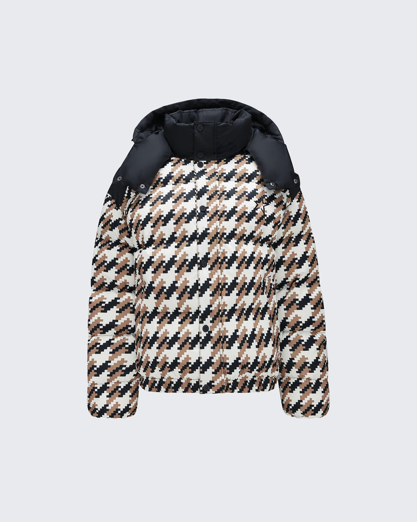 Perfect Moment Moment Puffer II Houndstooth- Iconic & Camel/Black/White Bach&Co