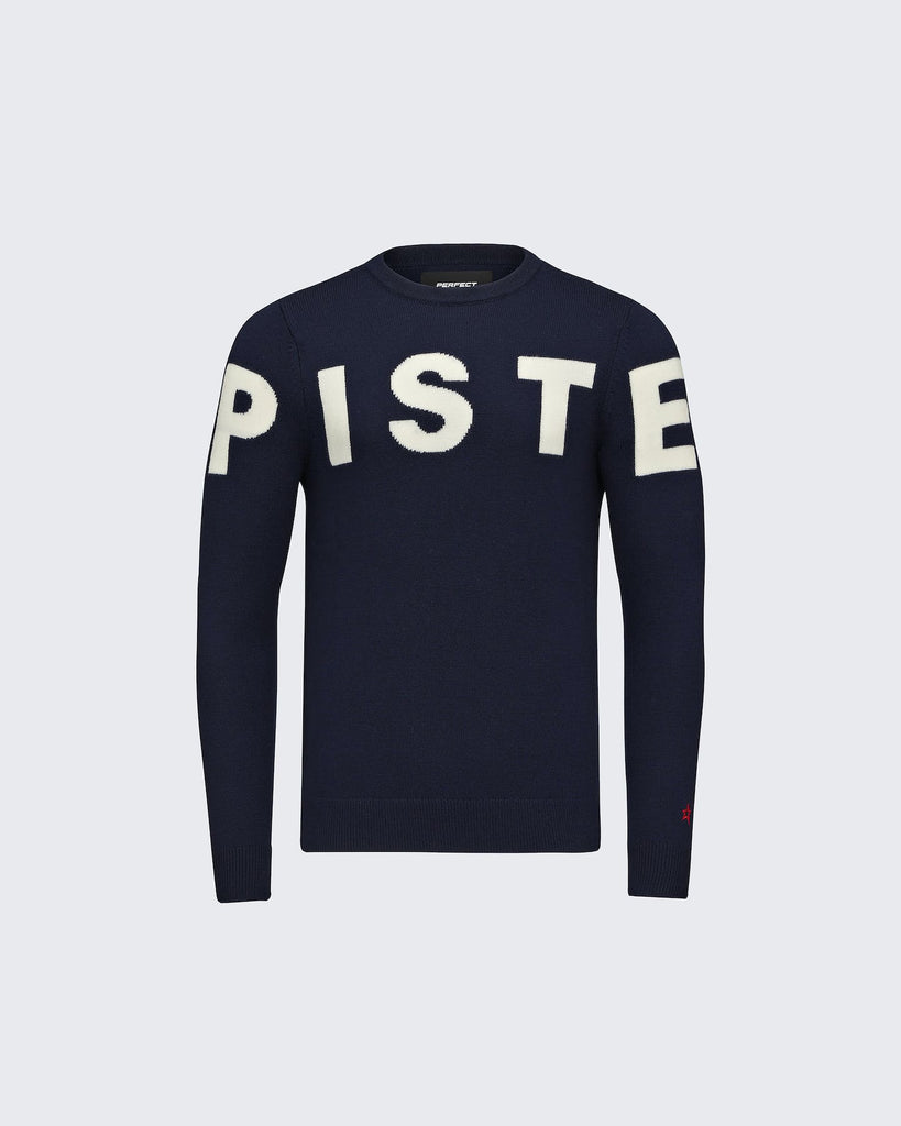 Perfect Moment Piste Merino Wool Sweater Navy Bach&Co