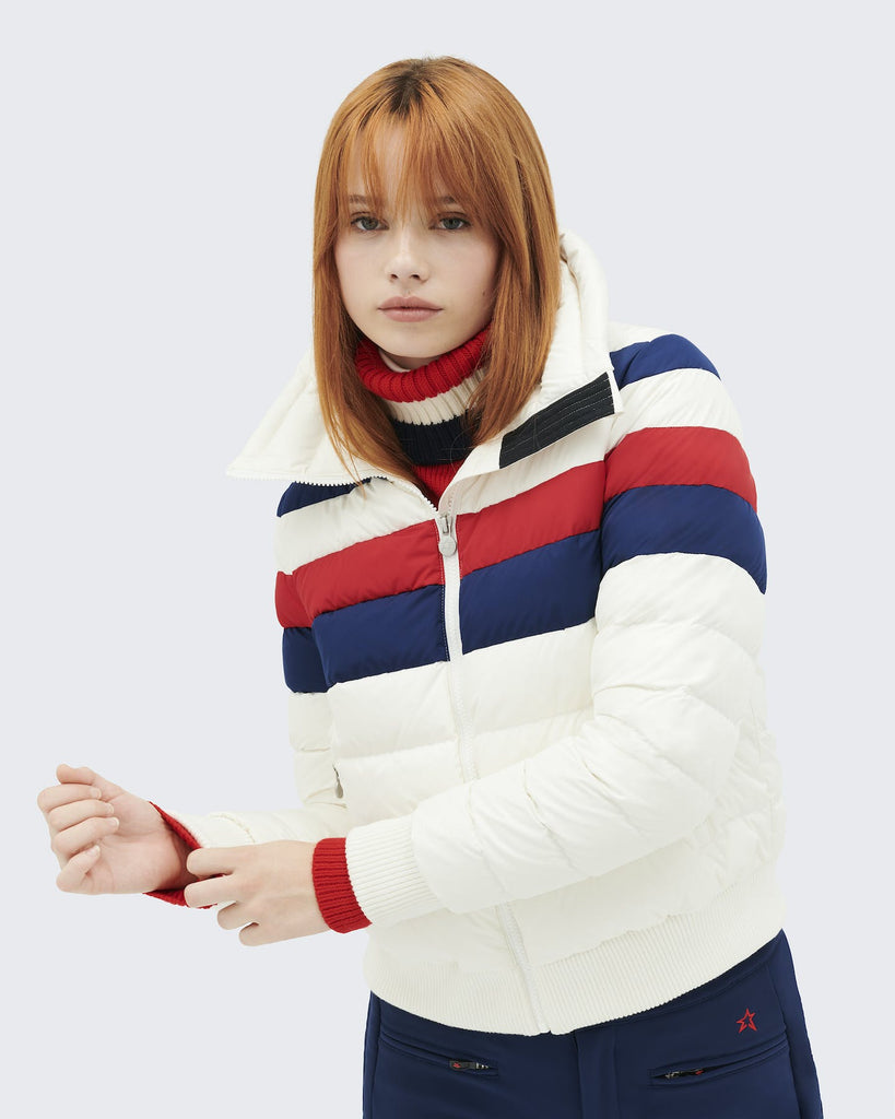 Perfect Moment Queenie Jacket Snow White/Navy/Red Bach&Co