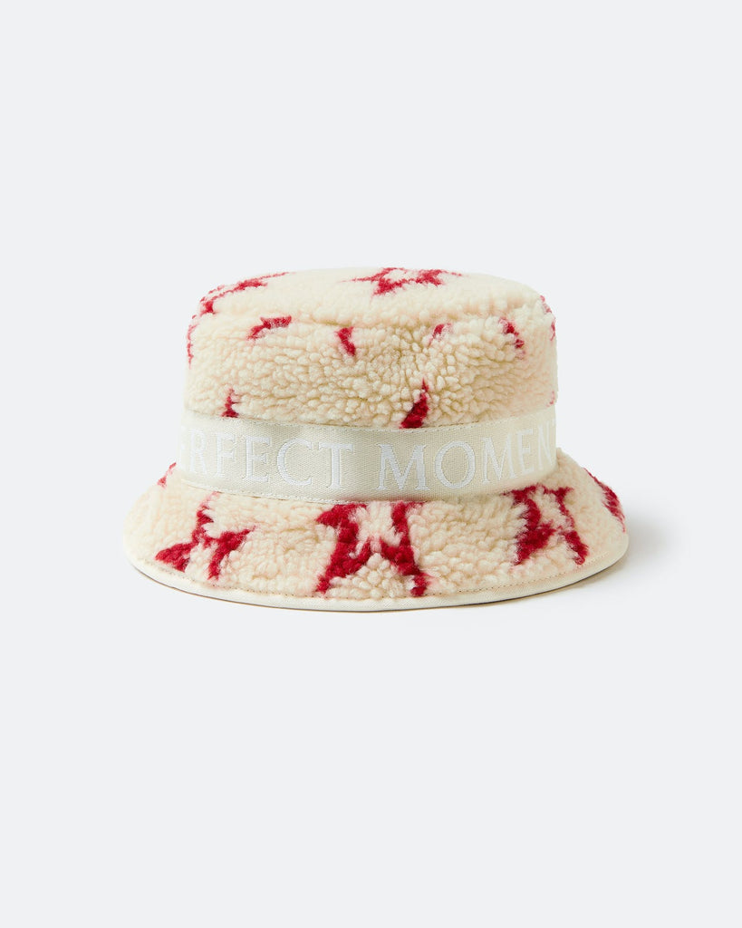 Perfect Moment Sherpa Star Hat Red Bach&Co