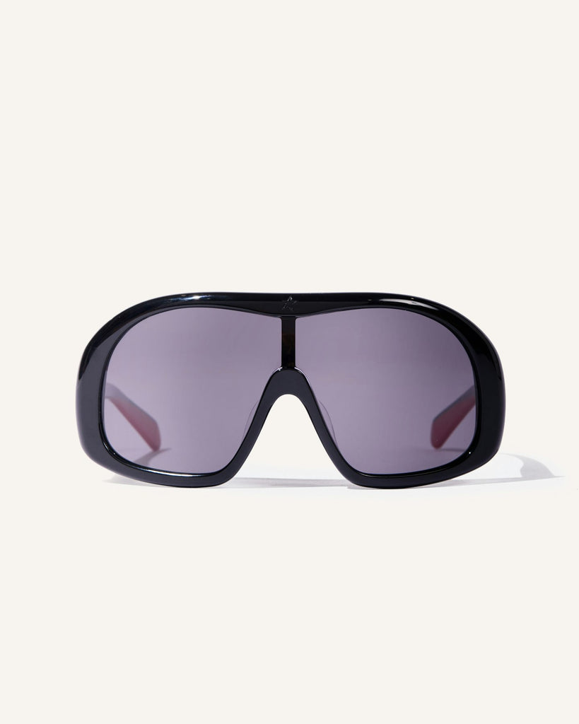 From the brand Perfect Moment Unisex Racer Sunglasses in Black - abigail fashion