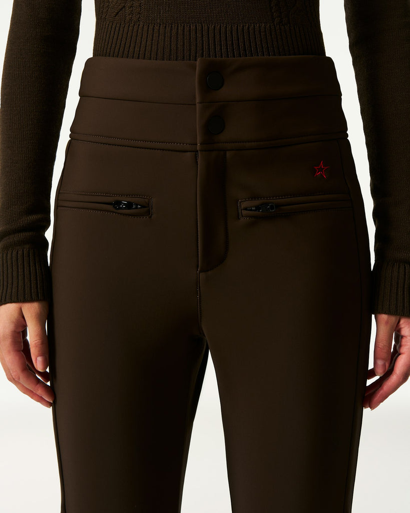 From the brand Perfect Moment Women's Aurora Hw Ski Pant in Chocolate - abigail fashion