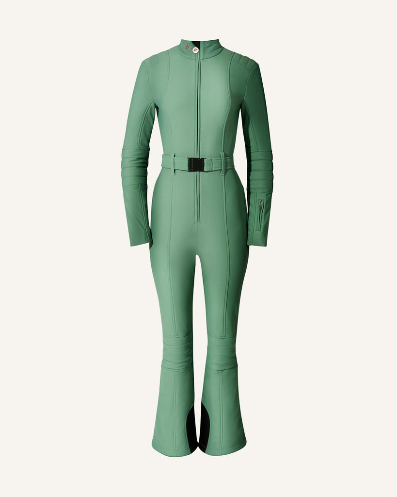 From the brand Perfect Moment Women's JG Ski Suit in Parisian Green - abigail fashion