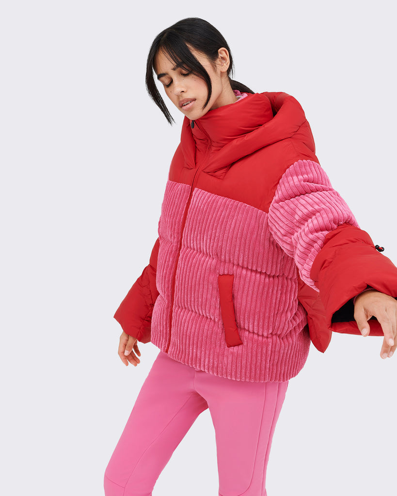 Perfect Moment Zao Short Down Jacket Azealea Pink/ Red Bach&Co