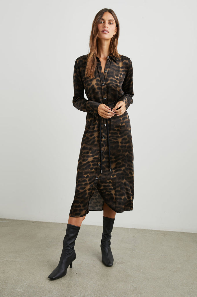 Rails Anina Dress Umber Leopard Bach&Co