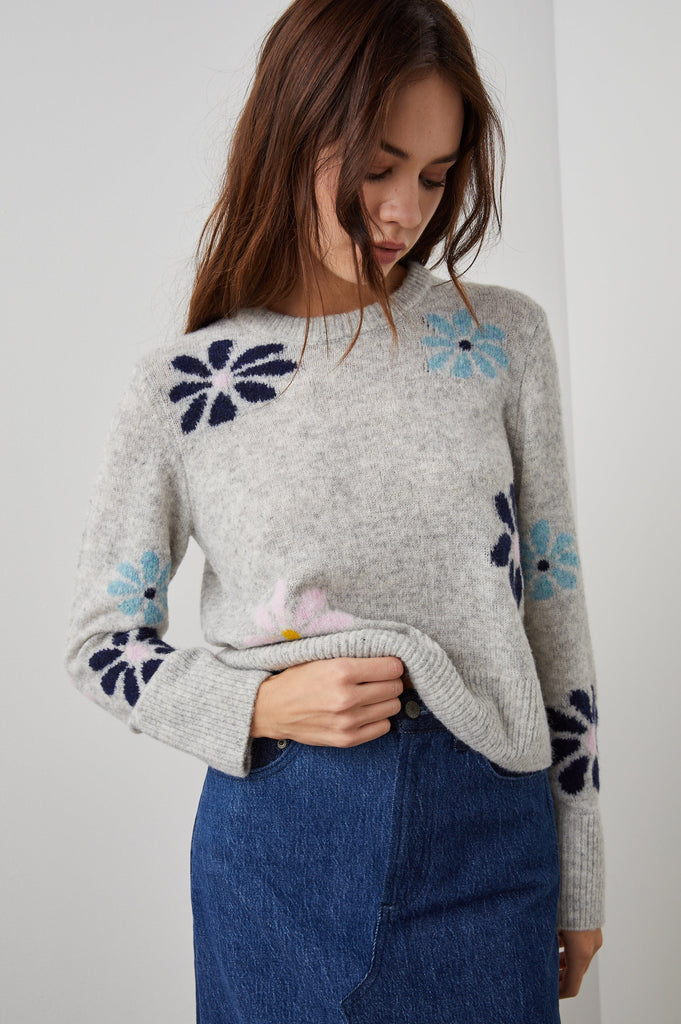 Rails Anise Sweater Grey Multi Bach&Co