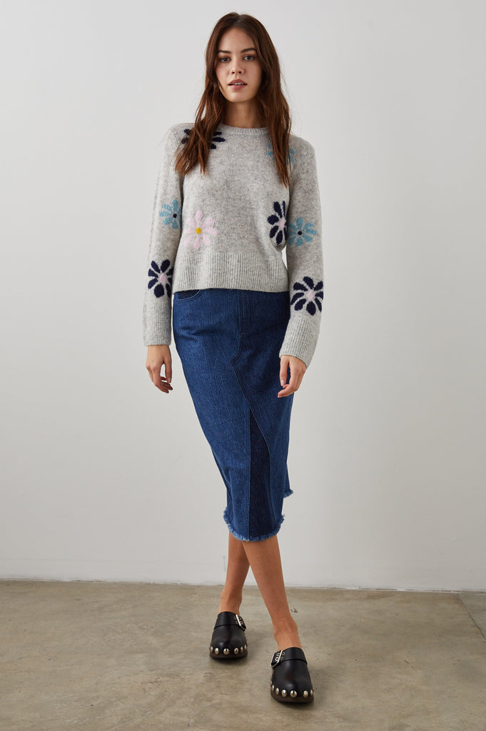 Rails Anise Sweater Grey Multi Bach&Co