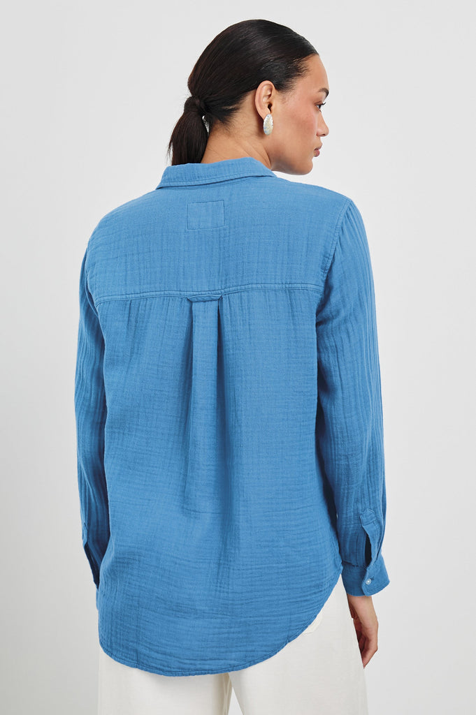 Rails Ellis Shirt French Blue abigail fashion