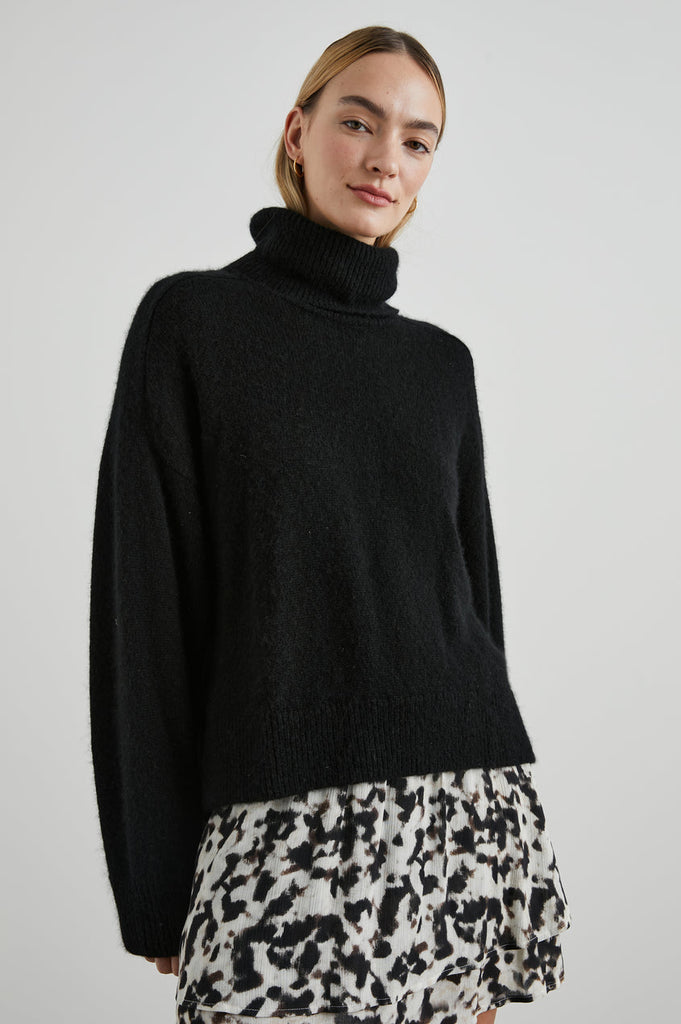 Rails Estelle Sweater Black abigail fashion