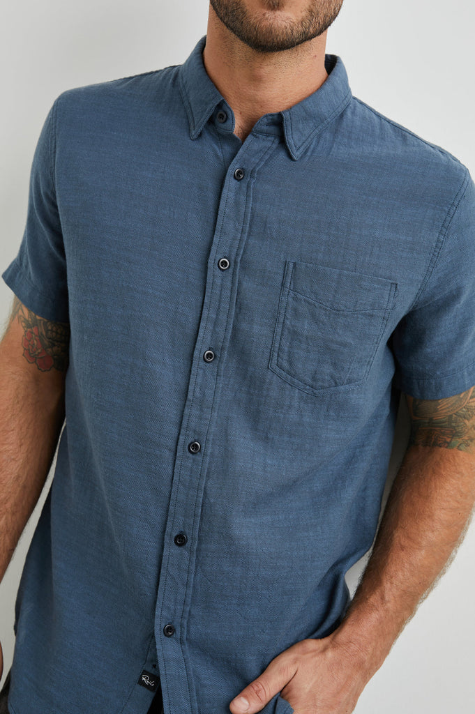 Rails Fairfax Shirt Sea Blue abigail fashion