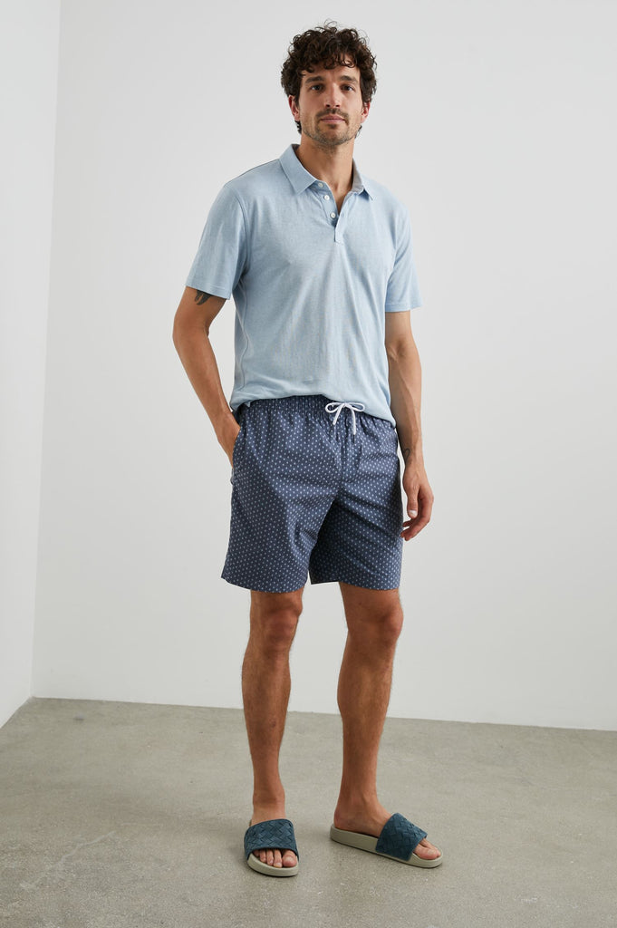 Rails Kian Swim Short Polygon Micro Navy abigail_fashion