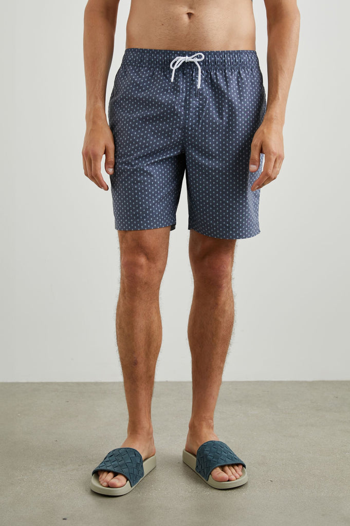 Rails Kian Swim Short Polygon Micro Navy abigail_fashion
