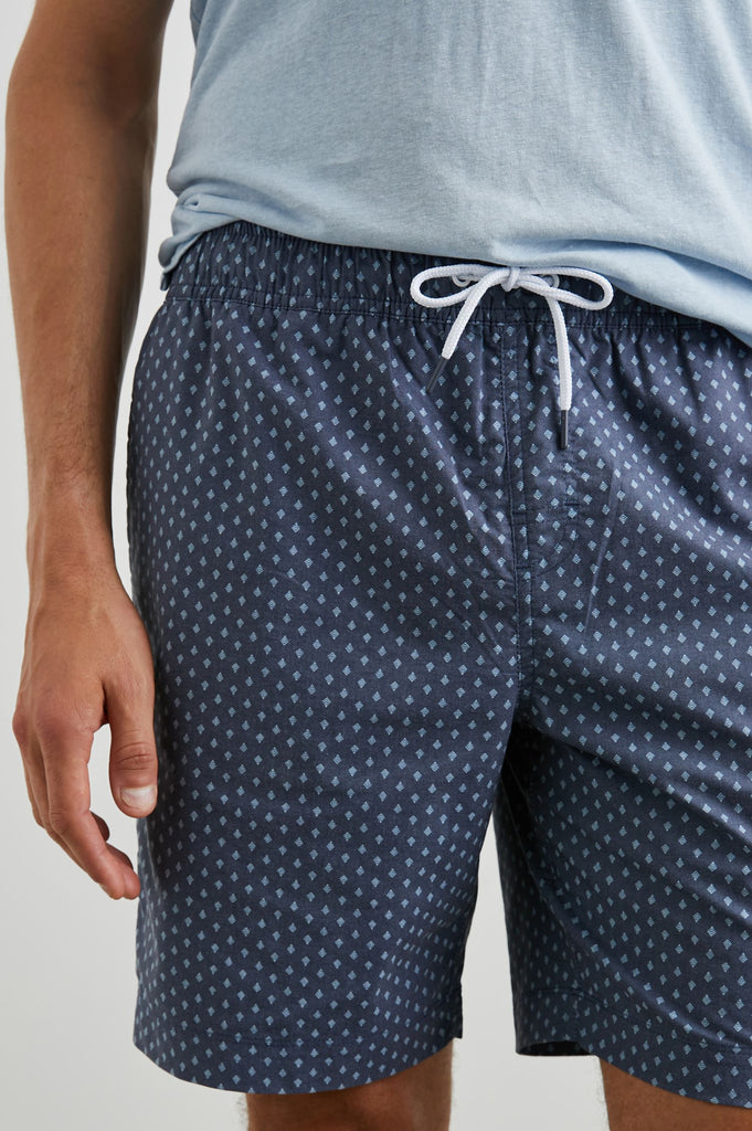 Rails Kian Swim Short Polygon Micro Navy abigail_fashion