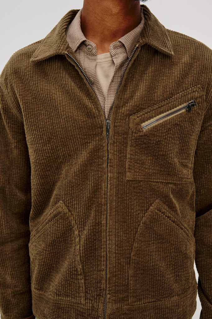 From the brand Rails Men's Ketter Jacket in Chicory - abigail fashion