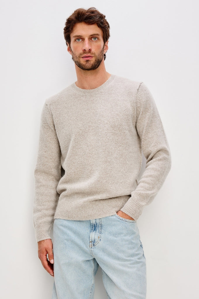 From the brand Rails Men's Laurent Sweater in Silverleaf - abigail fashion