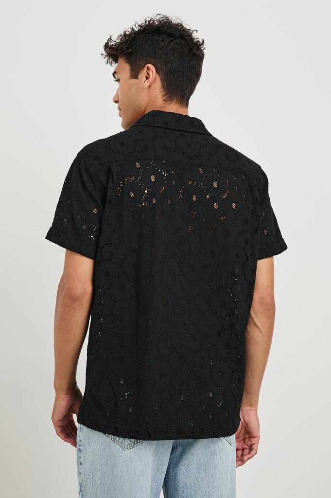 Rails Tyler Shirt Black Foral abigail fashion