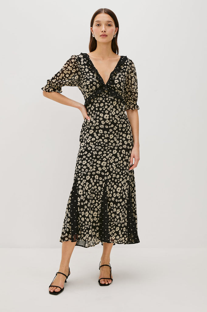 From the brand Rails Women's Annmarie Dress in Daisy Dot Combo - abigail fashion