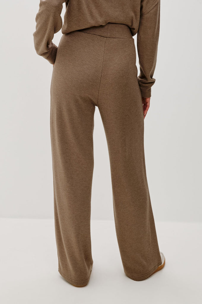 From the brand Rails Women's Ellery Sweatpant in Heather-Latte - abigail fashion