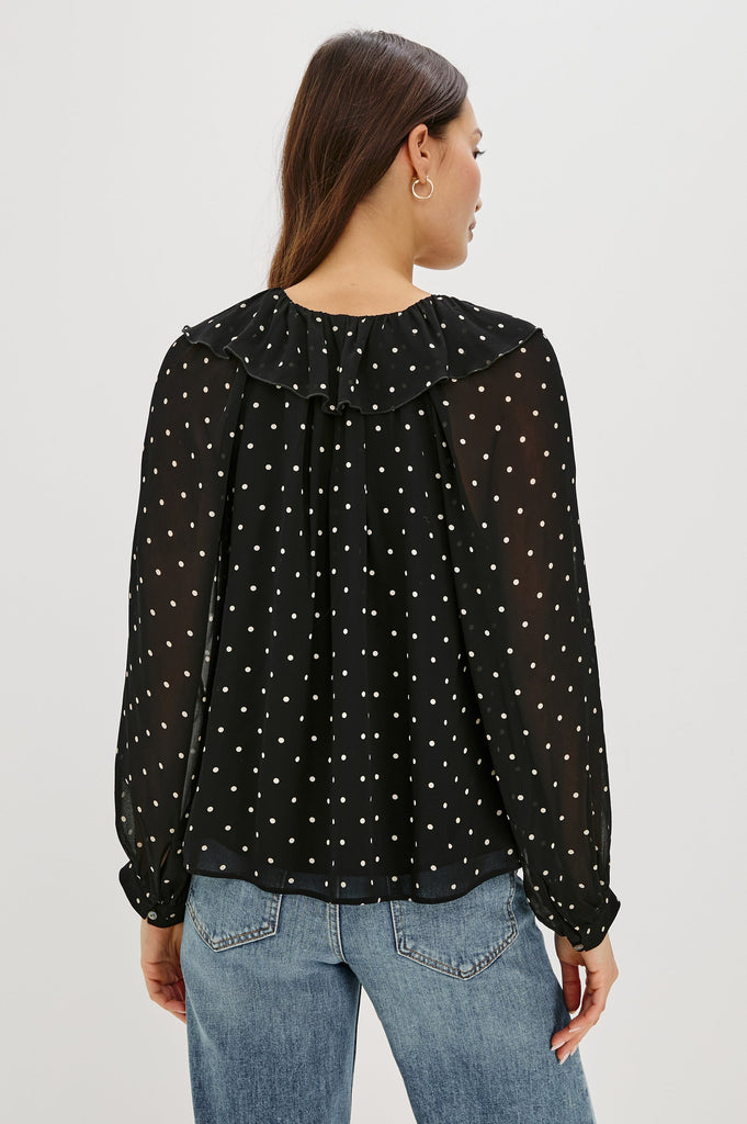 Rails Women's Honora Top Polka Dots - abigail fashion