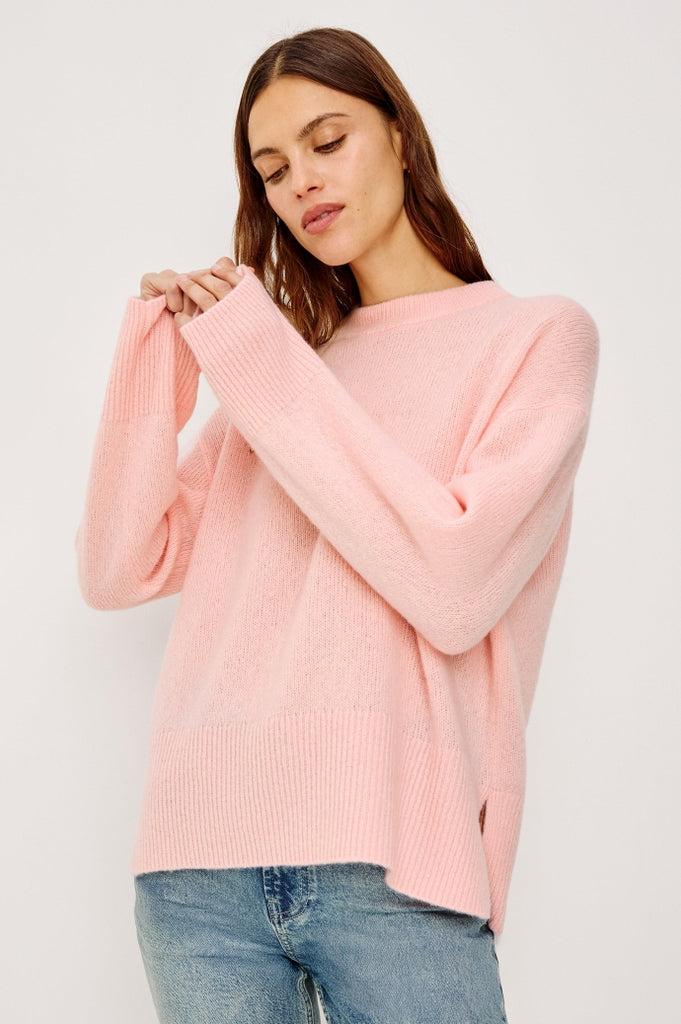 From the brand Rails Women's Miranda Sweater in Carnation - abigail fashion