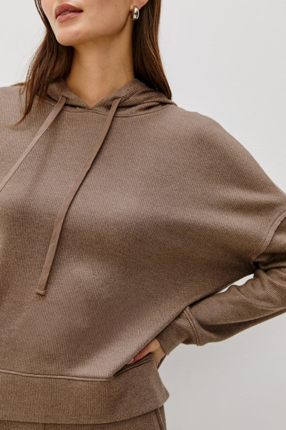From the brand Rails Women's Nico Sweatshirt in Heather-Latte - abigail fashion