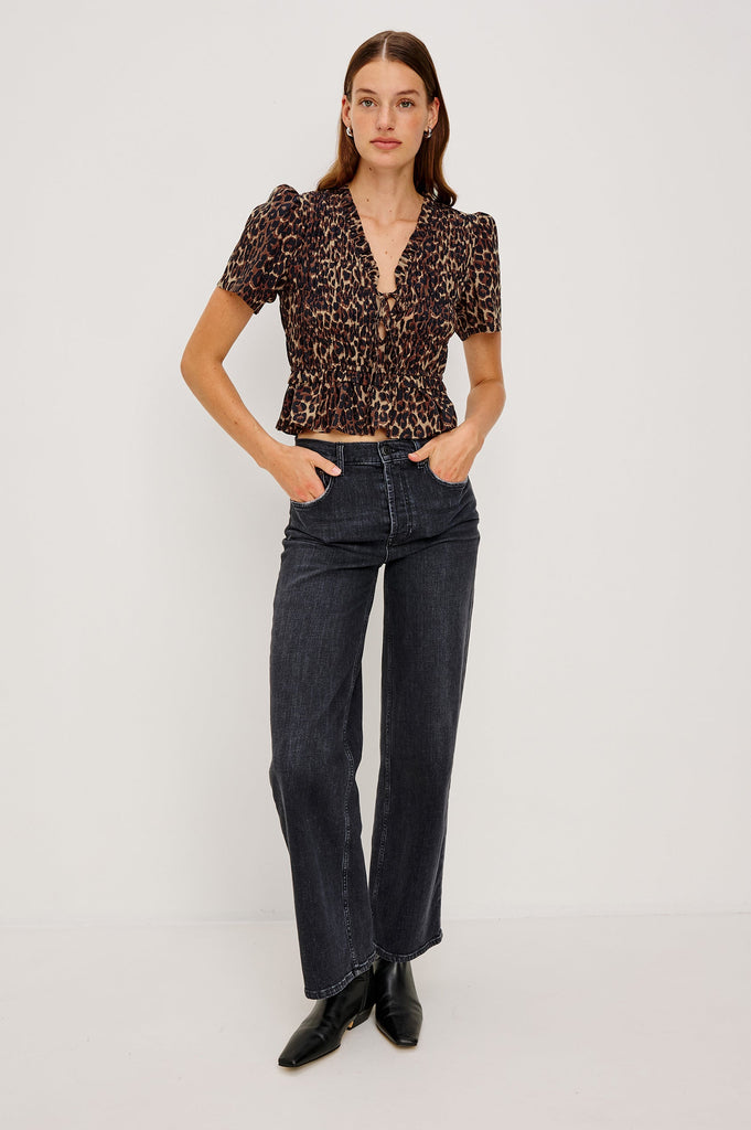 Rails Women's Portia Top Brown Nala - abigail fashion