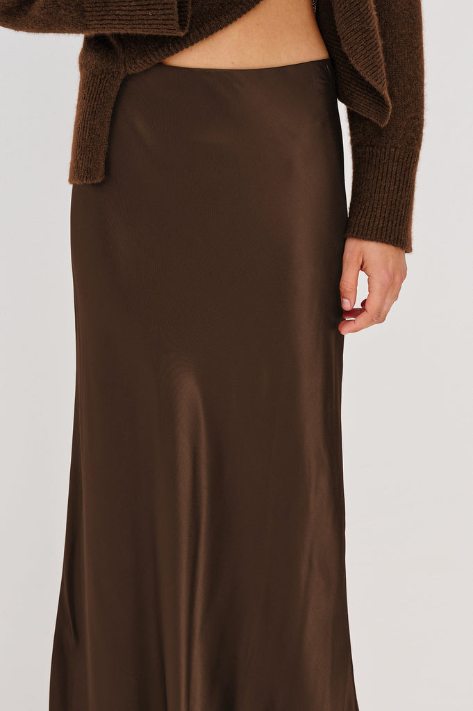 From the brand Rails Women's Romina Skirt in Espresso - abigail fashion