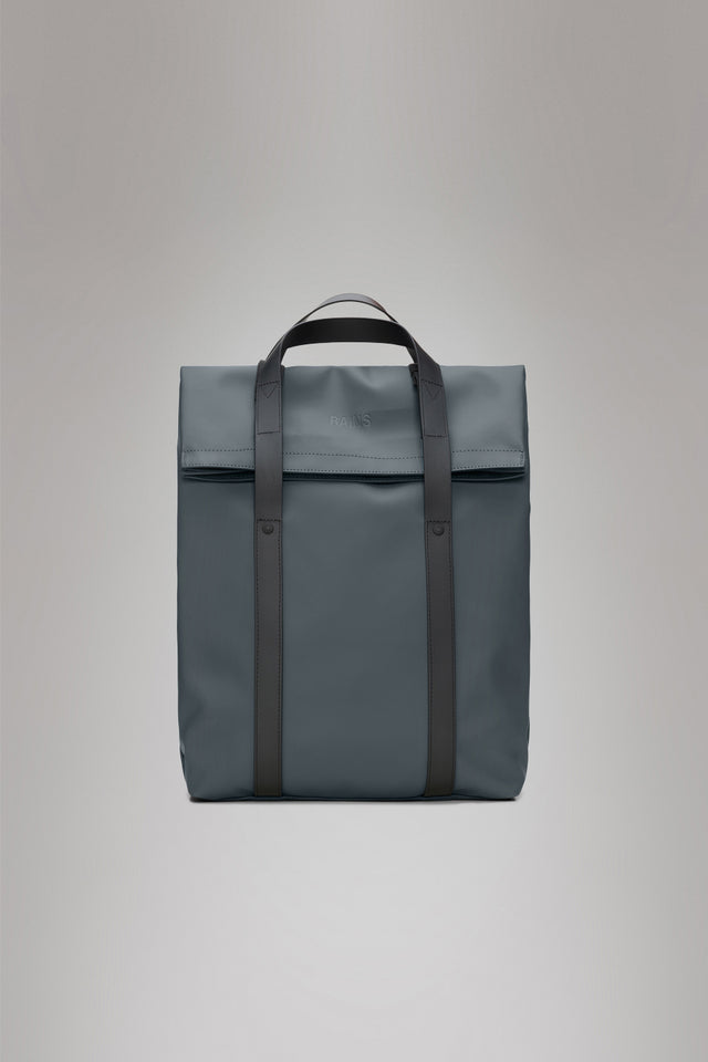 From the brand Rains Unisex 2 Way Tote Backpack W3 in Lagoon - abigail fashion