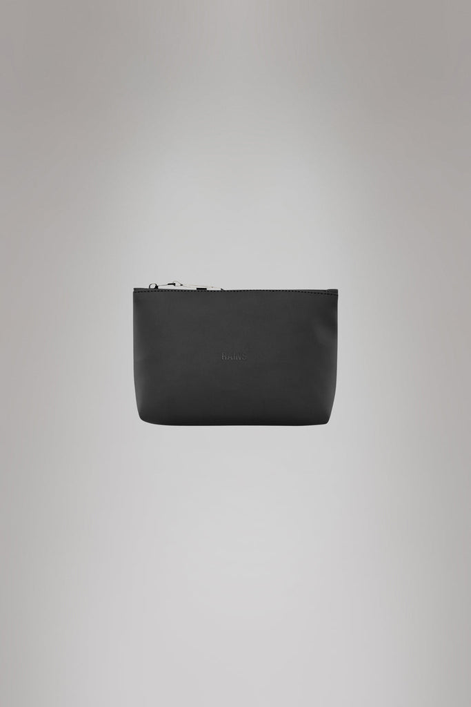 From the brand Rains Unisex Cosmetic Bag W3 in Black - abigail fashion
