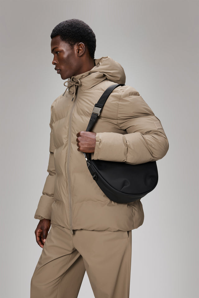 From the brand Rains Women's Valera Shoulder Bag W3 in Black - abigail fashion