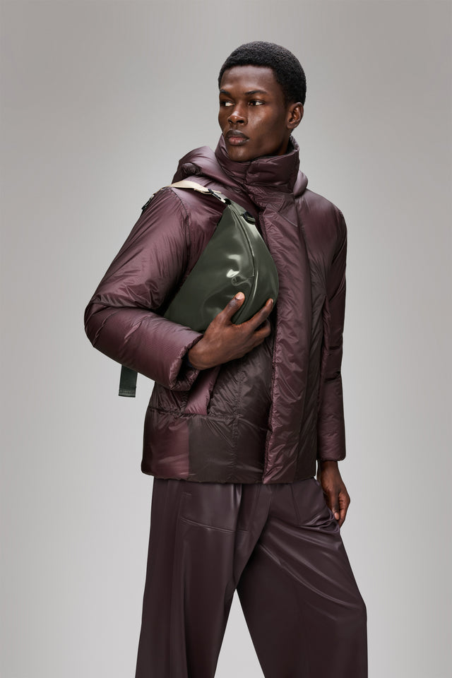 From the brand Rains Women's Valera Shoulder Bag W3 in Swamp - abigail fashion