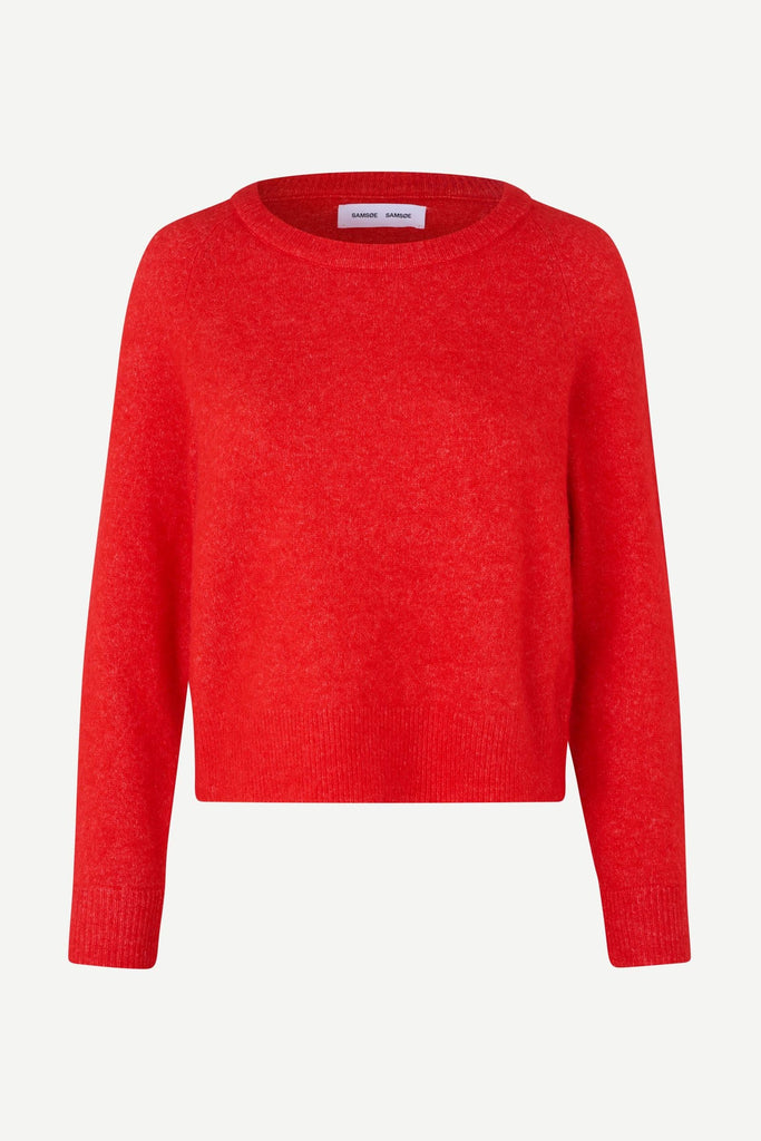 Samsøe Samsøe Saboston Cardigan Blue Denim Mel abigail fashion