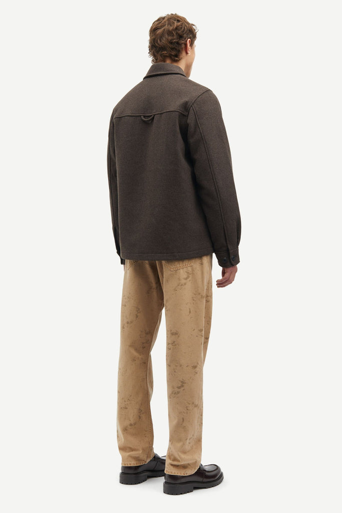 Samsøe Samsøe Pally Shirt Jacket Chocolate Torte abigail fashion