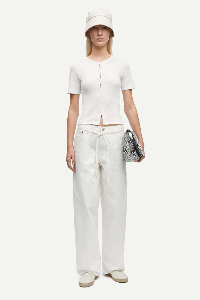 Samsøe Samsøe Sajuniss Cardigan White abigail fashion