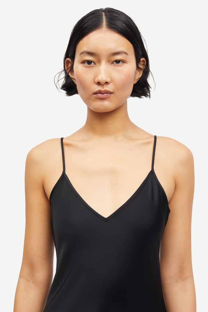 Samsøe Samsøe Women's Sashron Strap Dress Black - abigail fashion