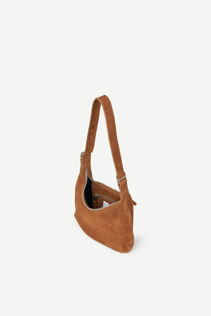 From the brand Samsøe Samsøe Women's Safreja Midi Crossbody Bag in Tortoise Shell - abigail fashion
