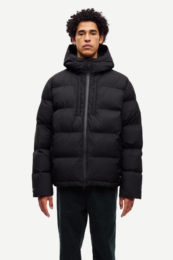 From the brand Samsøe Samsøe Women's Sajosh Puffer Jacket in Black - abigail fashion