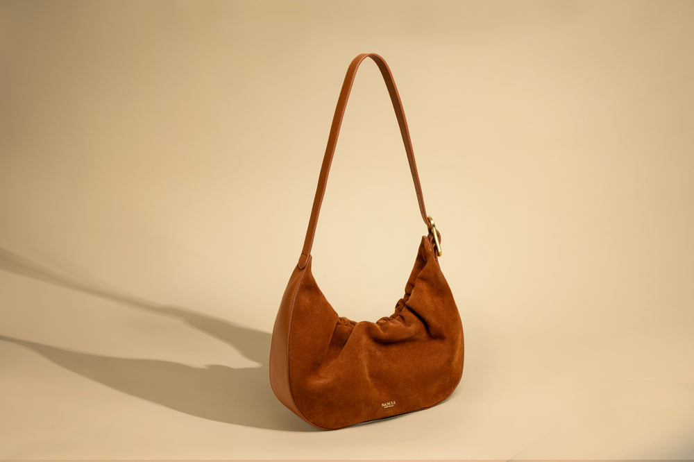 Sancia Milena Hobo Bag Desert abigail fashion