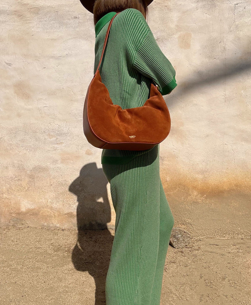 Sancia Milena Hobo Bag Desert abigail fashion