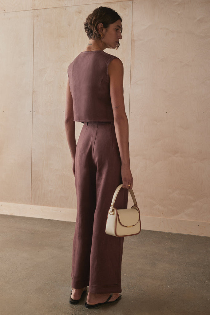 Sancia The Drita Vest Cinnamon Cinnamon abigail fashion