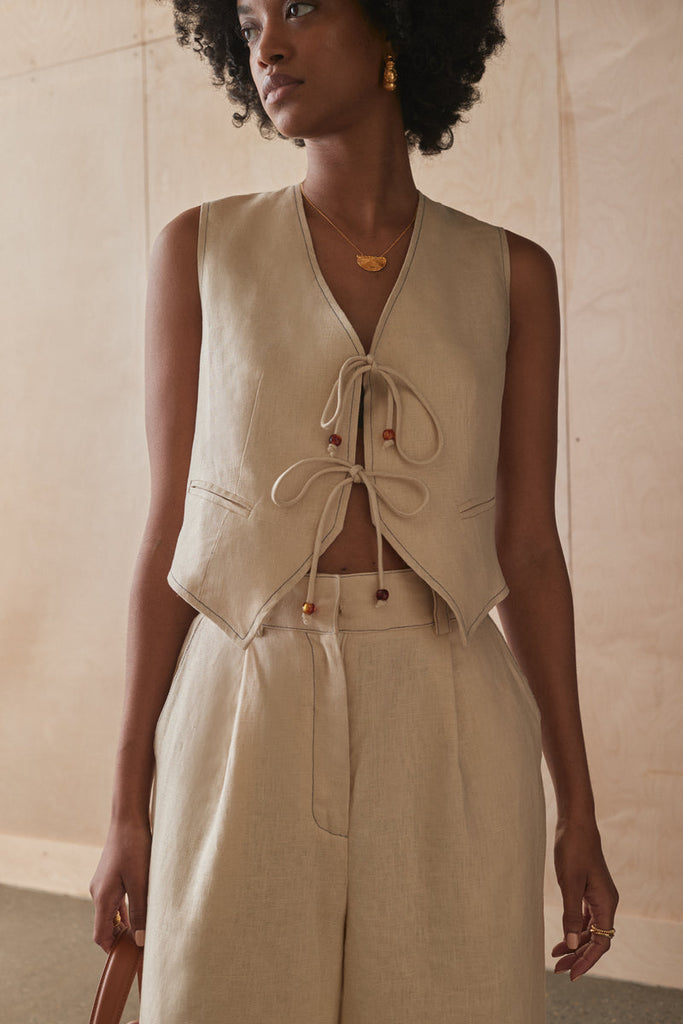 Sancia The Drita Vest Dew Dew abigail fashion