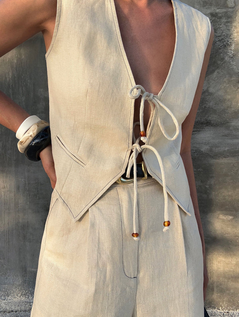 Sancia The Drita Vest Dew Dew abigail fashion