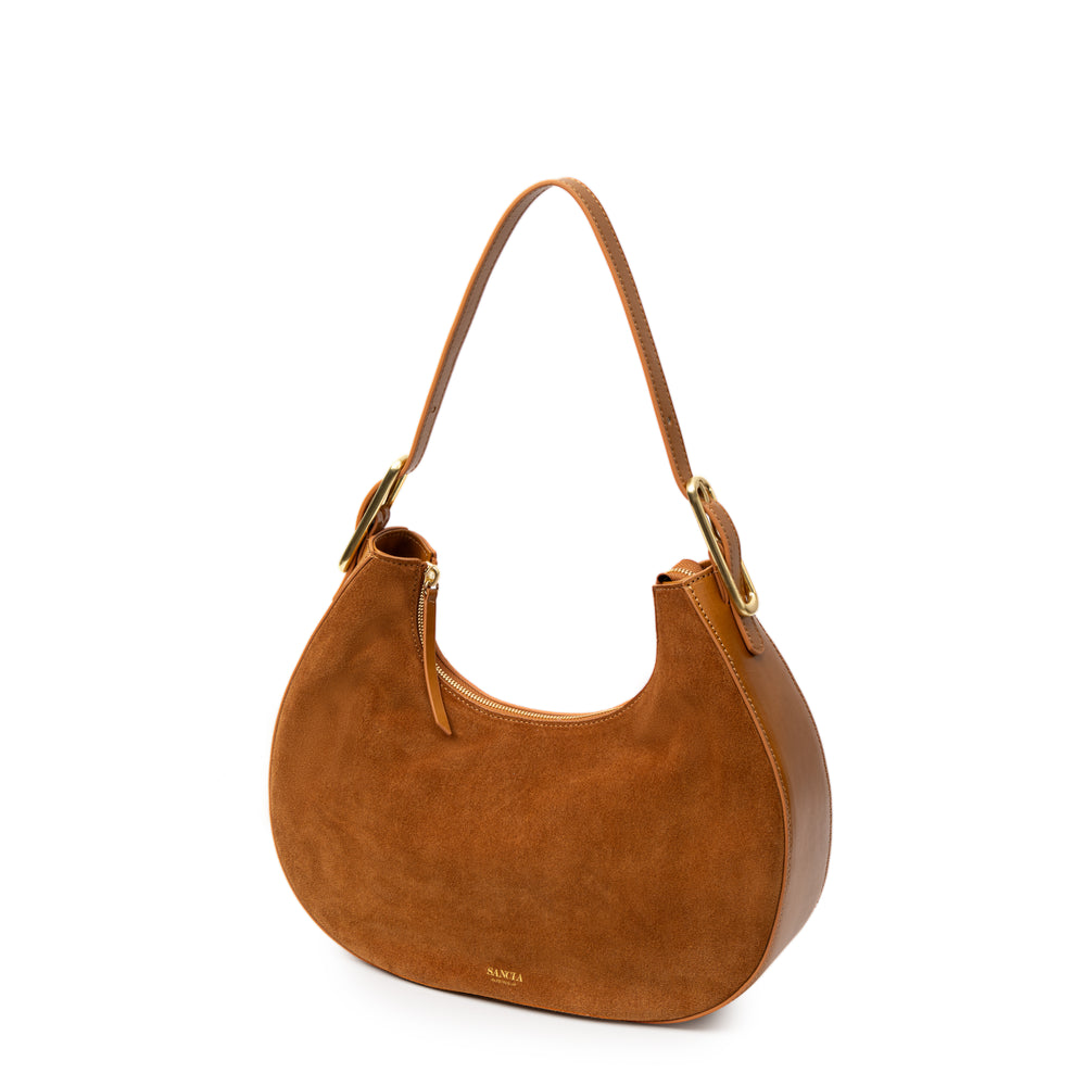 Sancia The Pilarre Handbag Walnut abigail fashion