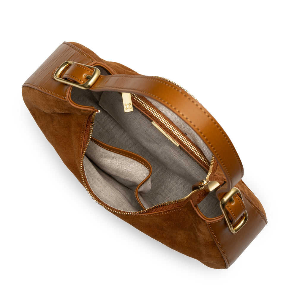 Sancia The Pilarre Handbag Walnut abigail fashion